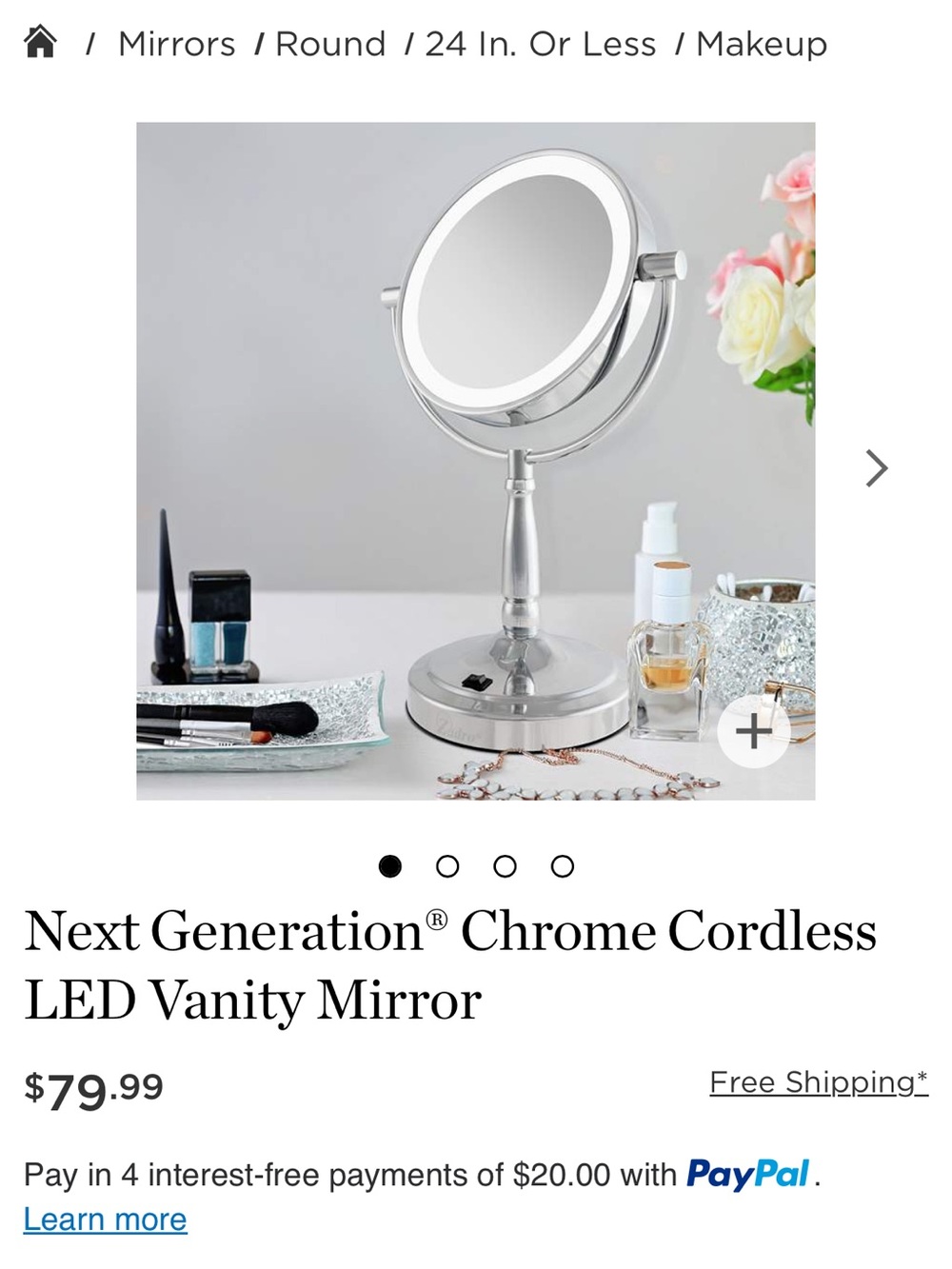 Next Generation LED Make Up Mirror NIB - Picture 6 of 6